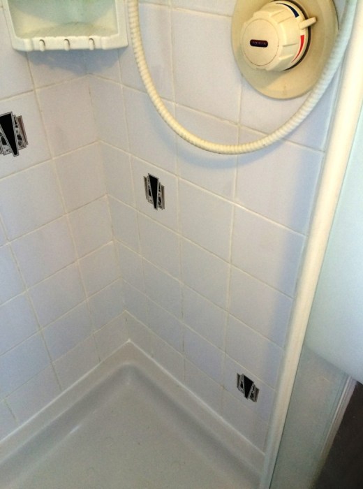 Ceramic Tiled Shower Cubicle After Cleaning Herstmonceux