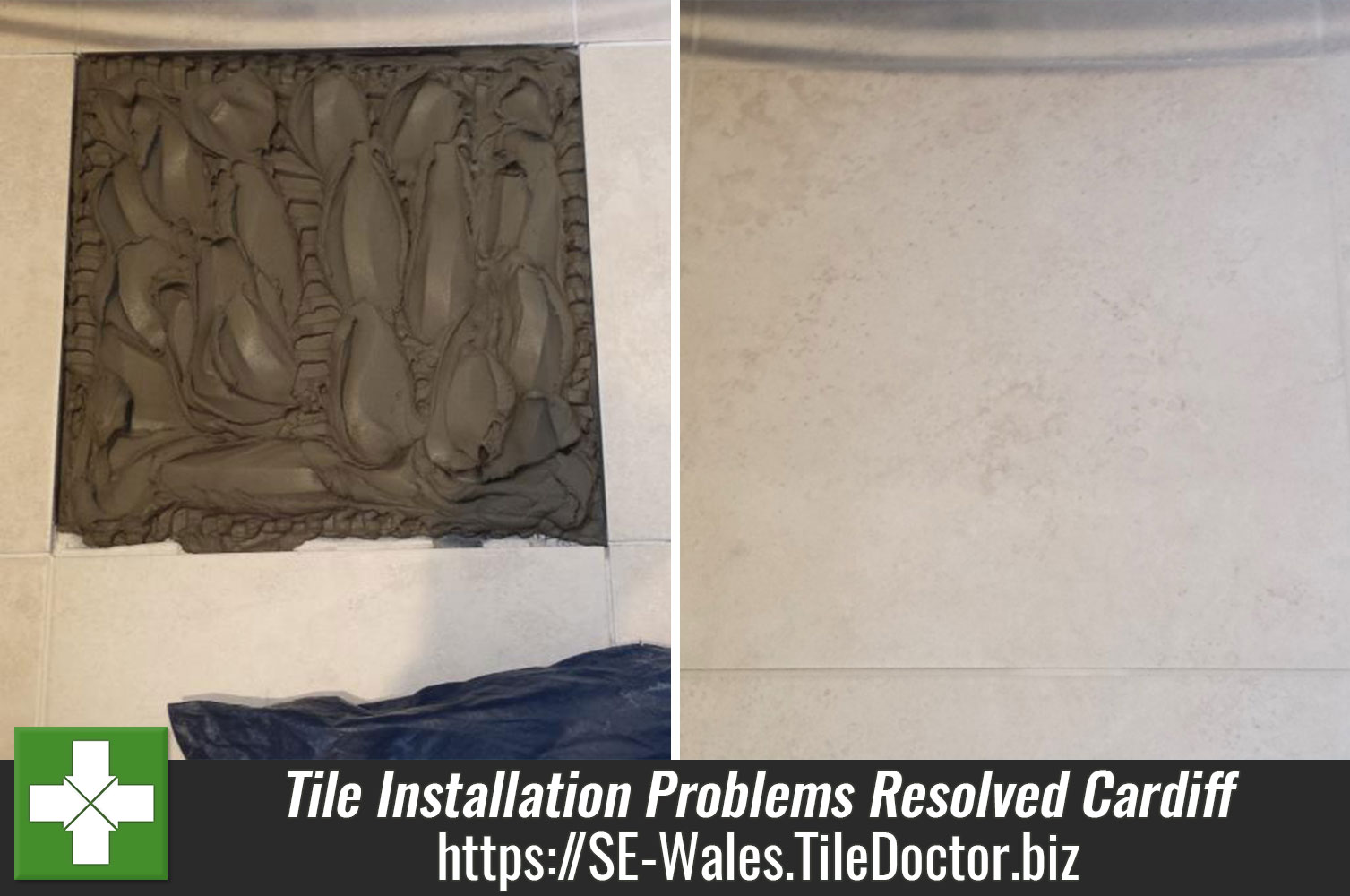 Tile Installation Problems Resolved in a Cardiff Bathroom