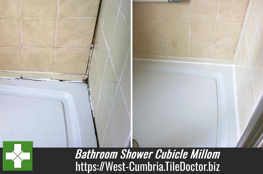 Bathroom Shower Cubicle Deep Cleaned in Millom